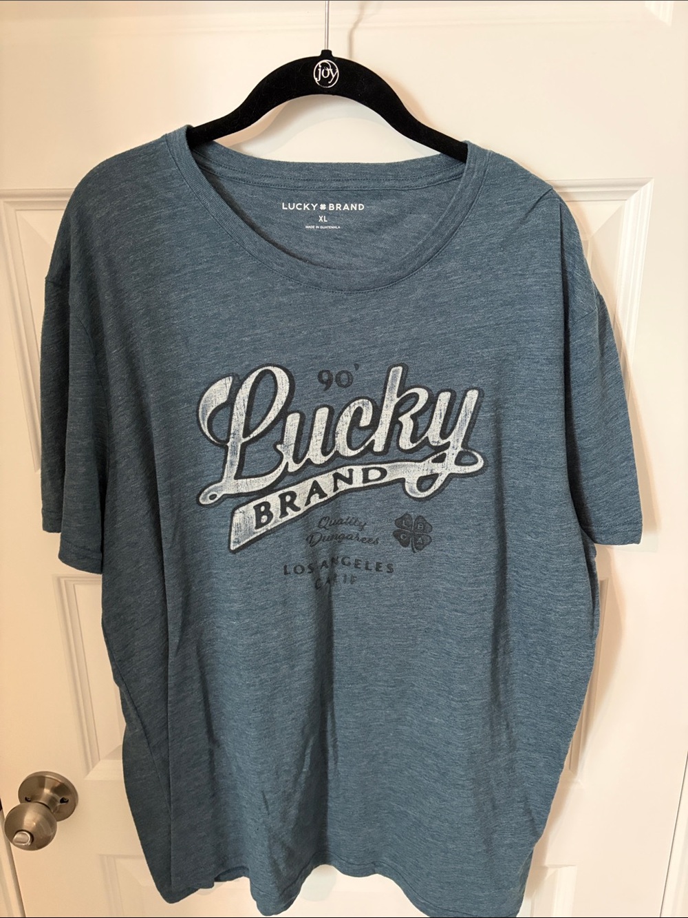 Lucky Brand Teal Graphic Short Sleeve Tee